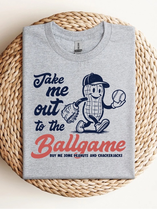Handmade Tops - Take Me Out Baseball T-Shirt